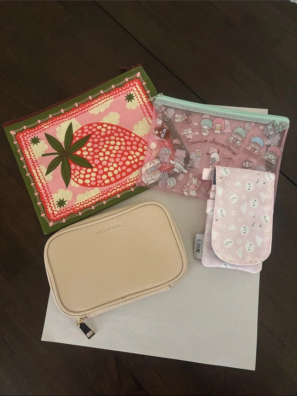The Coffeemonsterzco Jane's Agenda Sanrio Set Bundle Fountain Pen Pencil Cases